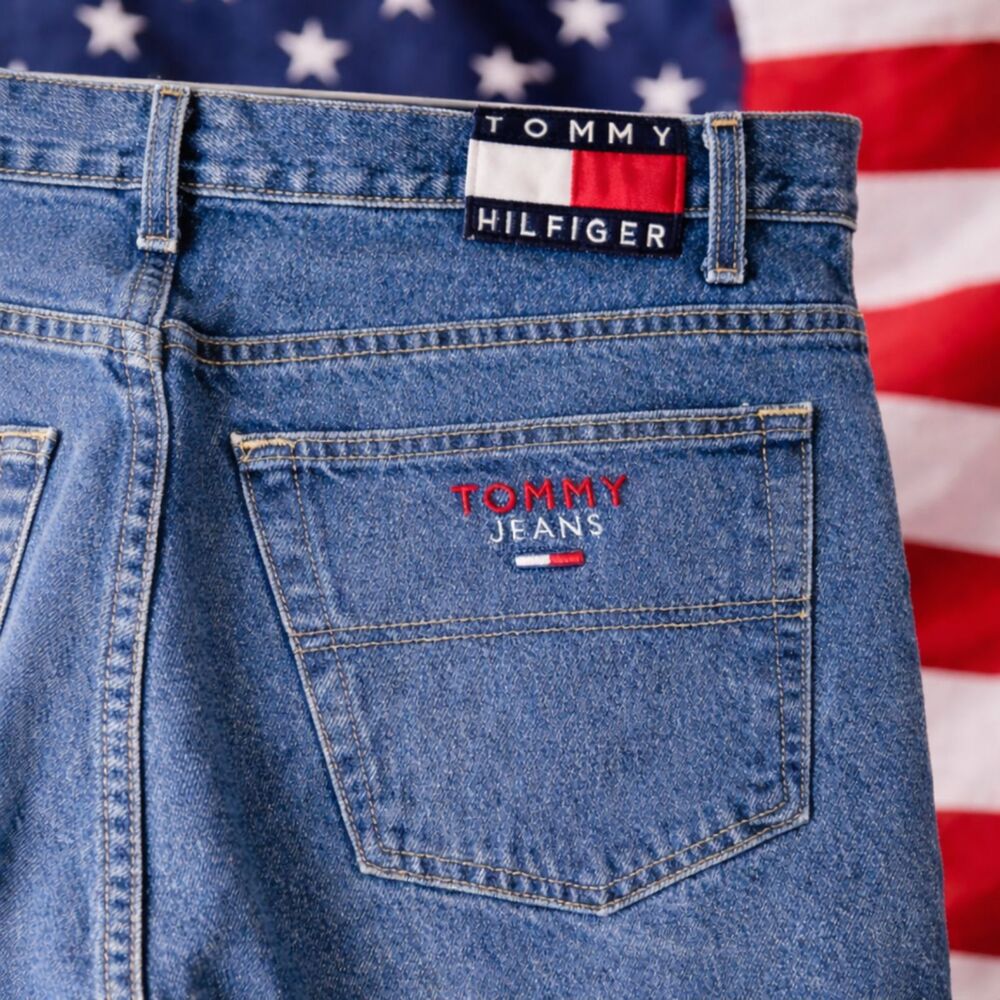 VTG Tommy Hilfiger Freedom Jeans 38/30 250th USA Americana Heritage Old Money
